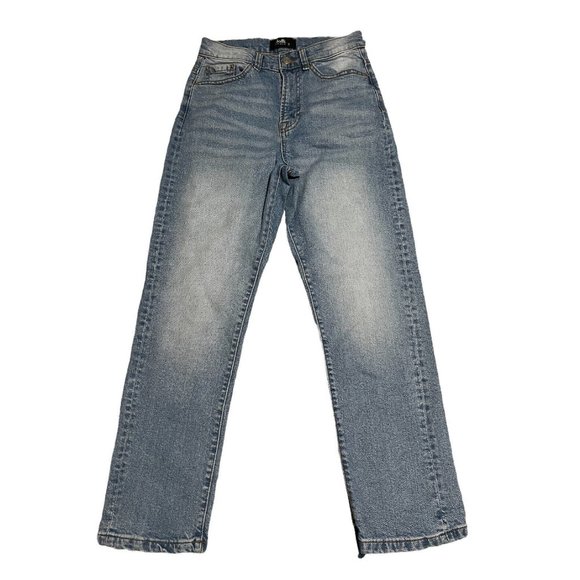 Blue Denim Straight Leg Jeans Sz 